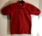Coca-Cola T Shirt Size X Small Red Polo Bottle Cap Buttons Employee Work Shirt