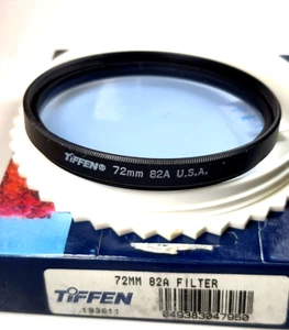 TIFFEN 72mm 82A Blue Light Balancing 82A 82-A 82 A Glass Lens Filter USA (7282A - Picture 1 of 6