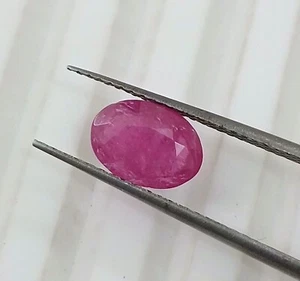GSI Certified 1.13ct Mozambique Red Ruby, Natural Untreated Gemstone - Picture 1 of 8