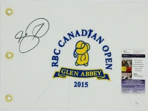 WINNER JASON DAY SIGNED 2015 RBC CANADIAN OPEN GOLF PIN FLAG AUTOGRAPH JSA K93 - Picture 1 of 2