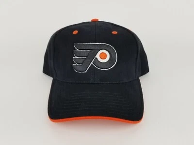 Philadelphia Flyers NHL raised embroidered black cap - Image 1 of 4