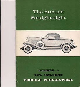 The Auburn Straight Eight English Brochure From Profile Publications(1966) - Picture 1 of 3