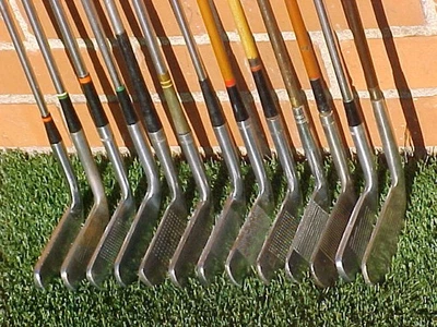 批量 13 件 复古 刀片 推杆 高尔夫球杆 斯伯丁 Wilson Higgins Burke Macgregor — 第 1/4 张图片