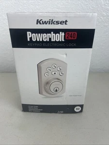 Kwikset 9240CNT Powerbolt 240 Contemporary Single Cylinder - Picture 1 of 2