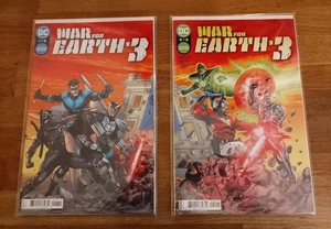 COMICS - DC War For Earth 3 Ltd Series Complete Set Bagged Boarded Bundle VGC - Picture 1 of 1