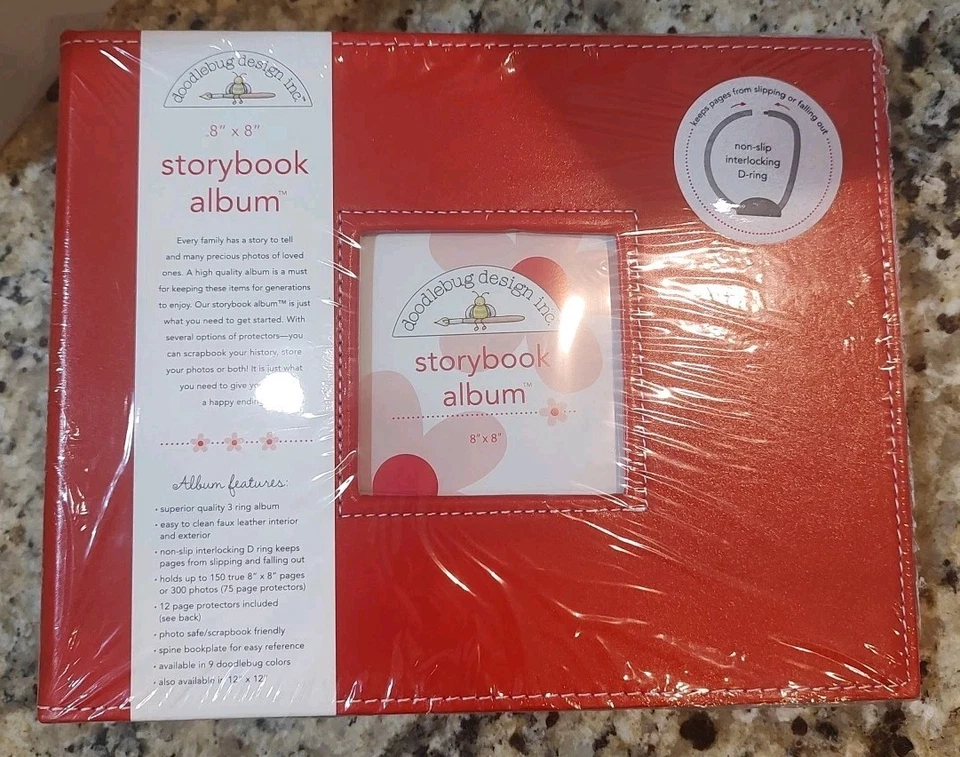 Doodlebug Design 8 X 8 Storybook Album Ladybug