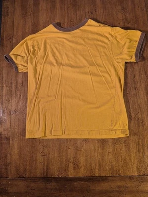 Camiseta Canyon River Blues CRBShirt Para Hombre Amarilla 100% Algodón Talla L Foto 1 de 4