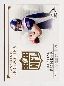 2011 Topps Legends Aspiring Legacies #ALCP Christian Ponder - Picture 1 of 2