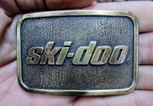 Vintage SKI-DOO Gürtelschnalle SNOW Bombardier Snowmobile Century RARE VG+ - Bild 1 von 4