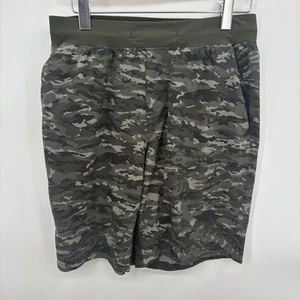 Lululemon T.H.E. Linerless Shorts Green Camo Performance Men's Size Medium 9” - Picture 1 of 6