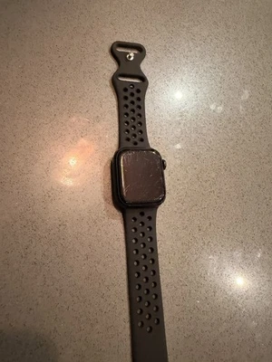 Apple Watch Series 7 41mm GPS Cellular, Nike Edition. Midnight aluminium.  A2476 - Image 1 of 4