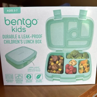 Fiambrera para niños Bentgo Kids duradera y a prueba de fugas ~ edades 3 - 7 ¡Nueva! Foto 1 de 2
