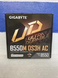 Gigabyte B550M DS3H AC Ultra Durable Mainboard AMD AM4 Ryzen Serie Neu - Bild 1 von 9