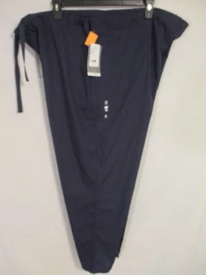 White Swan Fundamentals Polyester  2XL Navy Drawstring Womens Scrubs NEW w/Tags - Image 1 of 3