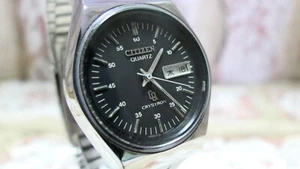 Citizen CRYSTRON 7100-713645 JDM Cuarzo 1978 JAPÓN - Imagen 1 de 20