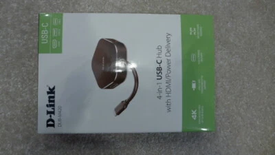 D-Link DUB-M420 4-in-1 USB-C Hub with Power Delivery, HDMI 1.4 and 2 USB 3.0 - Image 1 of 2