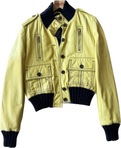 Giacca bomber Madonna Gucci taglia 42 (gialla rara)