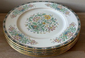 Lenox Mystic 5er Set Speiseteller schwarz Bodenstempel - Bild 1 von 5