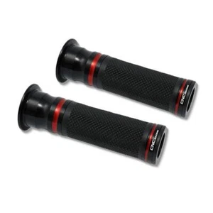 CNC Racing black/red aluminum grips EVO Suzuki GSXR600 2006-2010 - Picture 1 of 5