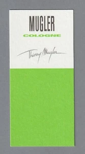 Carte Publicitaire - advertising card - Cologne de Thierry Mugler - Picture 1 of 1
