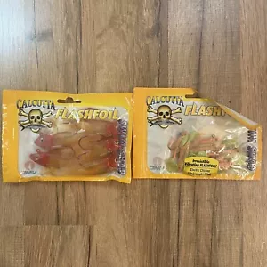 2 paquetes de señuelos de pesca Calcuta Flashfoil - Imagen 1 de 6