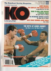 KO MAGAZINE GERRY COONEY-LARRY HOLMES BOXING HOFer COVER NOVEMBER 1982 - Picture 1 of 3