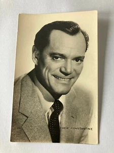 CARTE POSTALE ORIGINALE EDDIE CONSTANTINE  PROMO DELESPAUL L16 - Picture 1 of 1