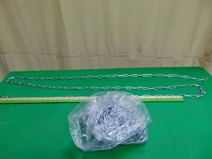 10 Stck. 11' Strait Link geschweißte Spulenkette - Größe 2 - Zink Swing Set Schutzkette - Bild 1 von 3