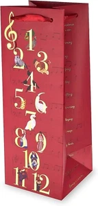 Cakewalk 12 Days of Christmas Liquor Bag, Red - Picture 1 of 5