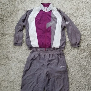Vintage Adidas ATHLETIC WINDBREAKER Suit Tracksuit 90s w/ Pants SZ XL D10 F204  - Picture 1 of 19