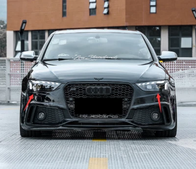 Conjunto de faros LED delanteros exteriores de plástico ABS para Audi A4 2013-2016 Foto 1 de 4