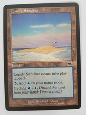 Lonely Sandbar Magic the Gathering MTG Onslaught Land Common