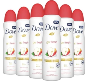 6 x 250 ml Dove Mujer Desodorante Spray Original Invisible Seco Manzana y Té Blanco - Imagen 1 de 1