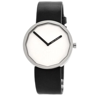 Reloj ISSEY MIYAKE DOVE SILAP001 Diseño Naoto Fukasawa Vidrio Contorno Negro Regalo Foto 1 de 3
