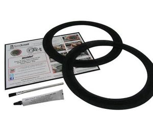 JBL 2212 2213 2213H 123A 123A-1 123A-3 Kit riparazione cono altoparlante bordo tessuto 12" - Foto 1 di 7