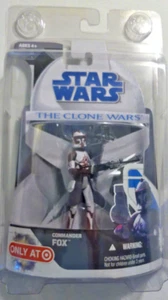 Star Wars Clone Wars Commander Fox Target Exclusive Fig Hasbro 2008 NIB w/Case - Picture 1 of 8