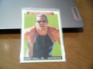 2008 UPPER DECK GOUDEY SPORT ROYALTY # 292- GARY HALL JR- SWIMMING- MINT