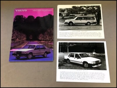 1985 Volvo Original Media Brochure Catalog Press Kit - Photo Set Turbo 240 740 Foto 1 de 4