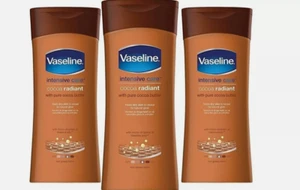 3er Pack - Vaseline Cocoa Radiant mit reiner Kakaobutter, 200ml EA - Neu - Bild 1 von 1