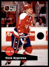 1991-92 Pro Set French Nick Kypreos Washington Capitals #513