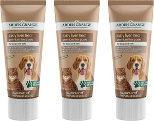 3 x ARDEN GRANGE TASTY LIVER PASTE TREAT TRAINING 75G DOG PET CAT FOOD - Picture 1 of 1
