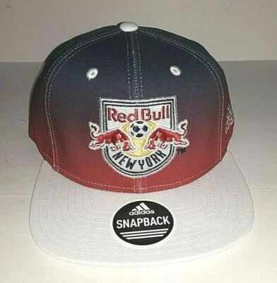 New York City Red Bulls MLS Flat Bill Snapback Adjustable Men's Hat - Image 1 of 4