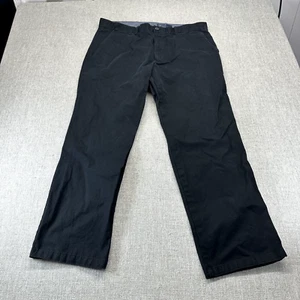 Gap Chino Pants Mens 38x30 Black Relaxed Straight Cotton Workwear - Picture 1 of 10