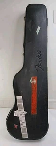 Fender Black Molded Hardshell Logo Case *DAMAGED* (READ) - Picture 1 of 23