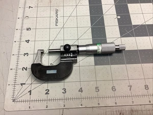 FOWLER 0-1" Swiss Style Outside Vernier Micrometer, (CG8F) - Picture 1 of 3