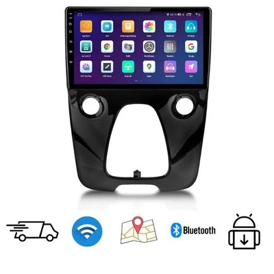 Carplay Android 14 Autoradio Für Toyota Aygo Citroen C1/Peugeot 108 GPS 8-Kern - Bild 1 von 4