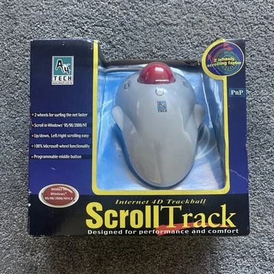 A4 Tech Scroll Track Mouse Brand New In Box Never Used windows 95 98  - Image 1 of 4