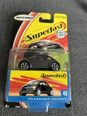 2004 Matchbox Superfast #48 35-я годовщина Volkswagen Beetle Concept 1  - Изображение 1 из 3
