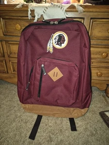 Zaino scuola viaggio nuovo con etichette NFL Washington Redskins Playbook Design - Foto 1 di 7
