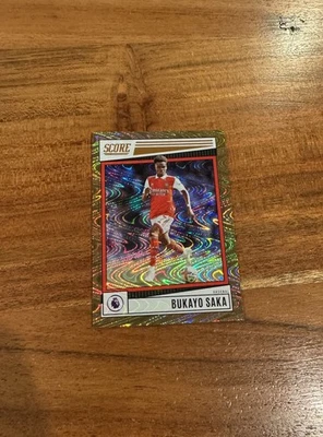 Bukayo Saka 2022-23 Panini Score FIFA Bronze Swirl /55 NRMT+ Arsenal / England - Image 1 of 2